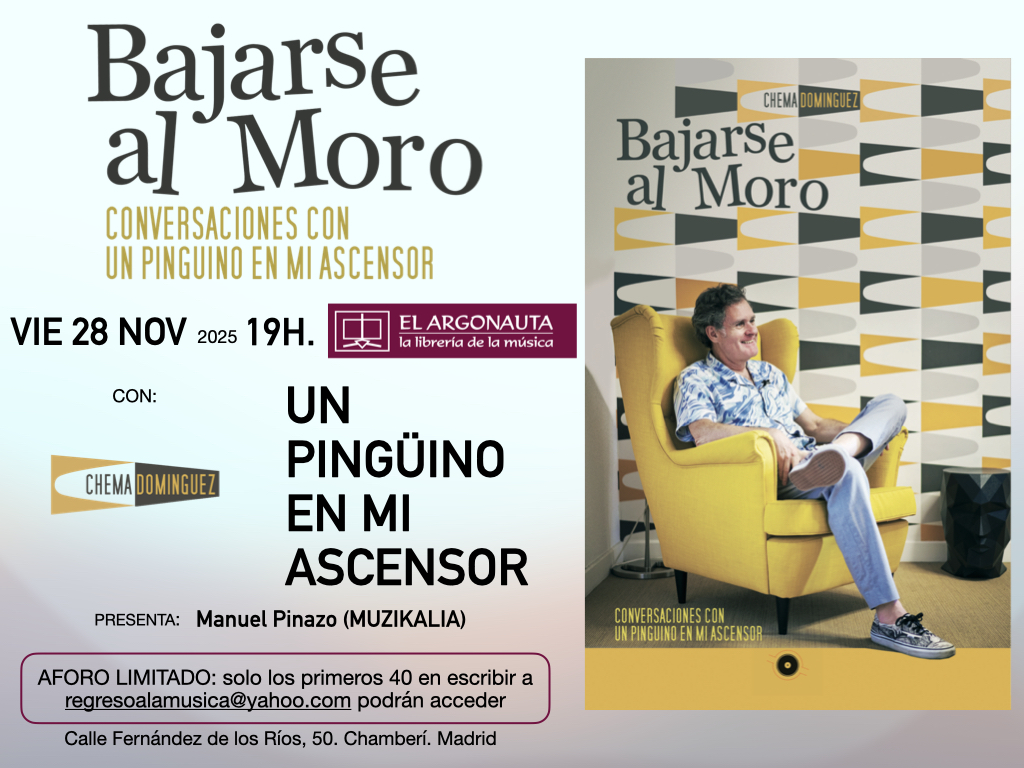 Presentación de 'Bajarse al Moro. Conversaciones con Un pingüino en mi ascensor'