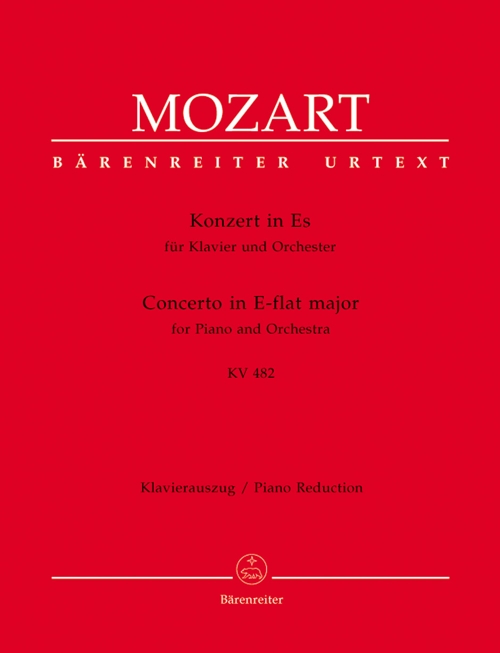 Concerto in E-flat major for Piano and Orchestra No. 22, KV 482, Piano Reduction