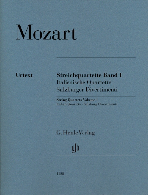String Quartets Volume I Band 1, Italian Quartets, Salzburg Divertimenti, string quartet