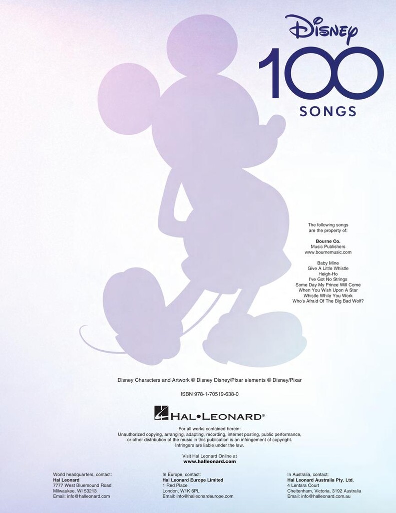 Partituras Y Ediciones Cr Ticas Disney Songs Celebrating The