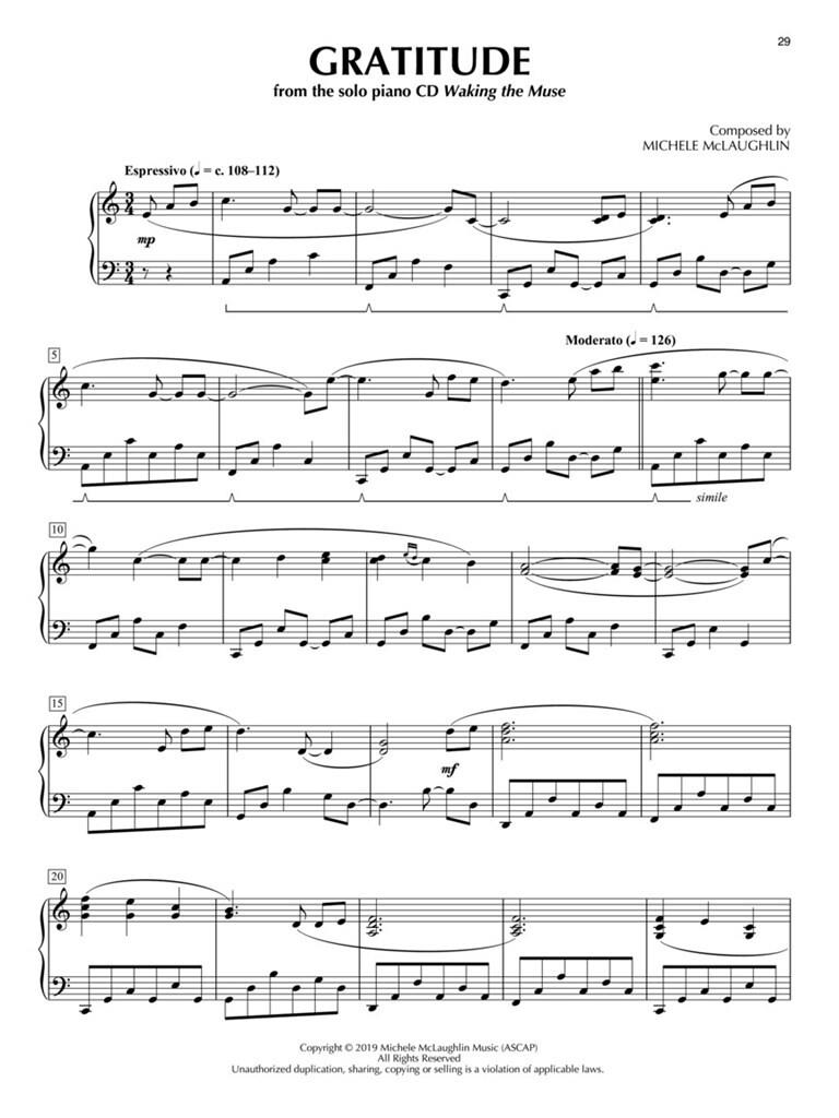 Partituras y ediciones críticas Michele McLaughlin Piano Sheet Music